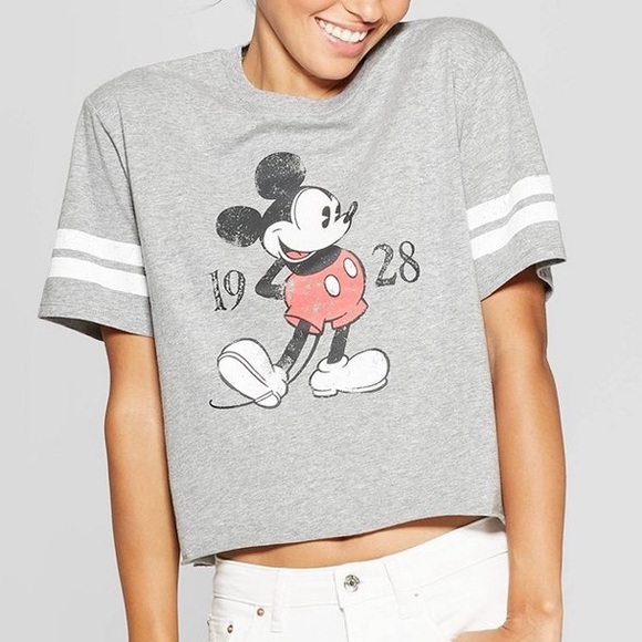 New Disney Crop Top With Mickey Mouse 